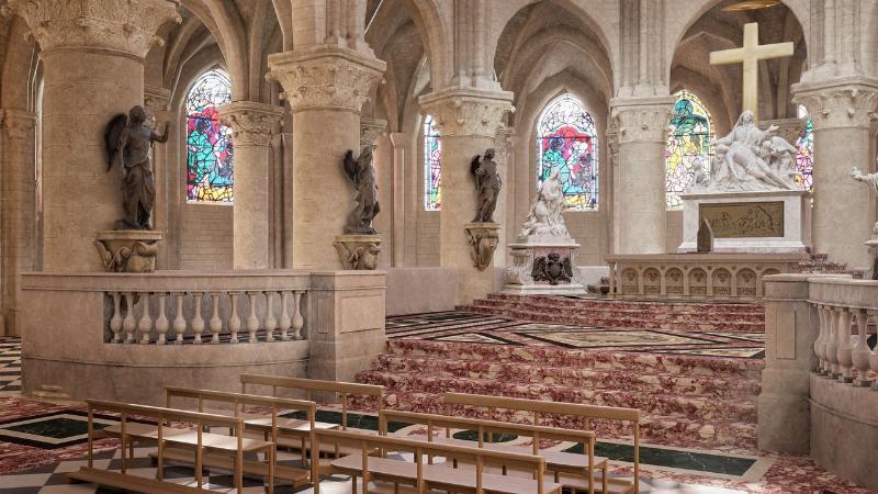 Intégrer une peinture de Notre Dame de Paris dans la décoration intérieure française
